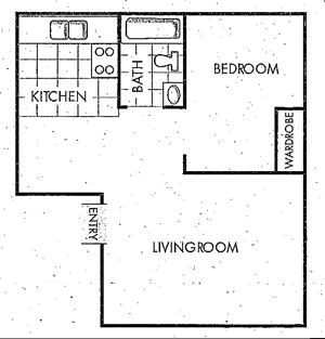 1x1 Floor Plan